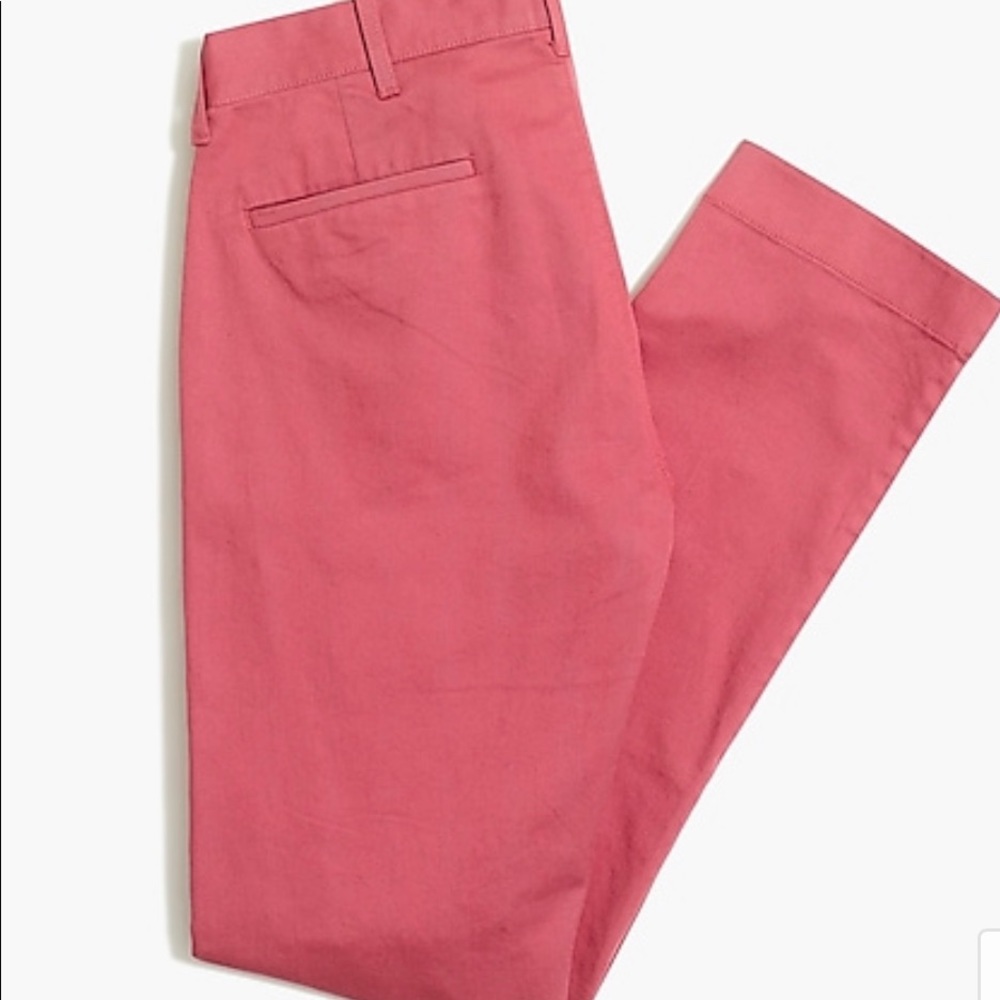 NWT, J.Crew Men’s Slim, Flex Red Khaki Pant 33/32 - Picture 3 of 6